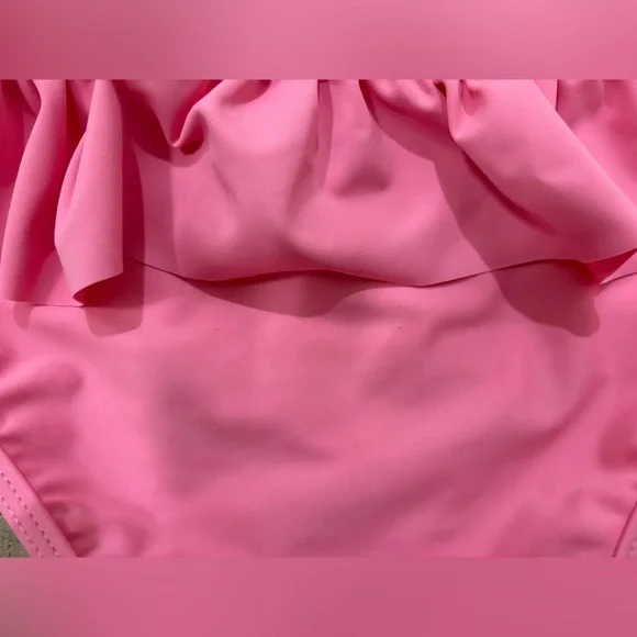 RuffleButts Rosy Sweetheart Ruffle Tie Tankini, 3T - Picture 11 of 14